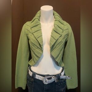Elegant Olive Women's Cardigan by [Brand]